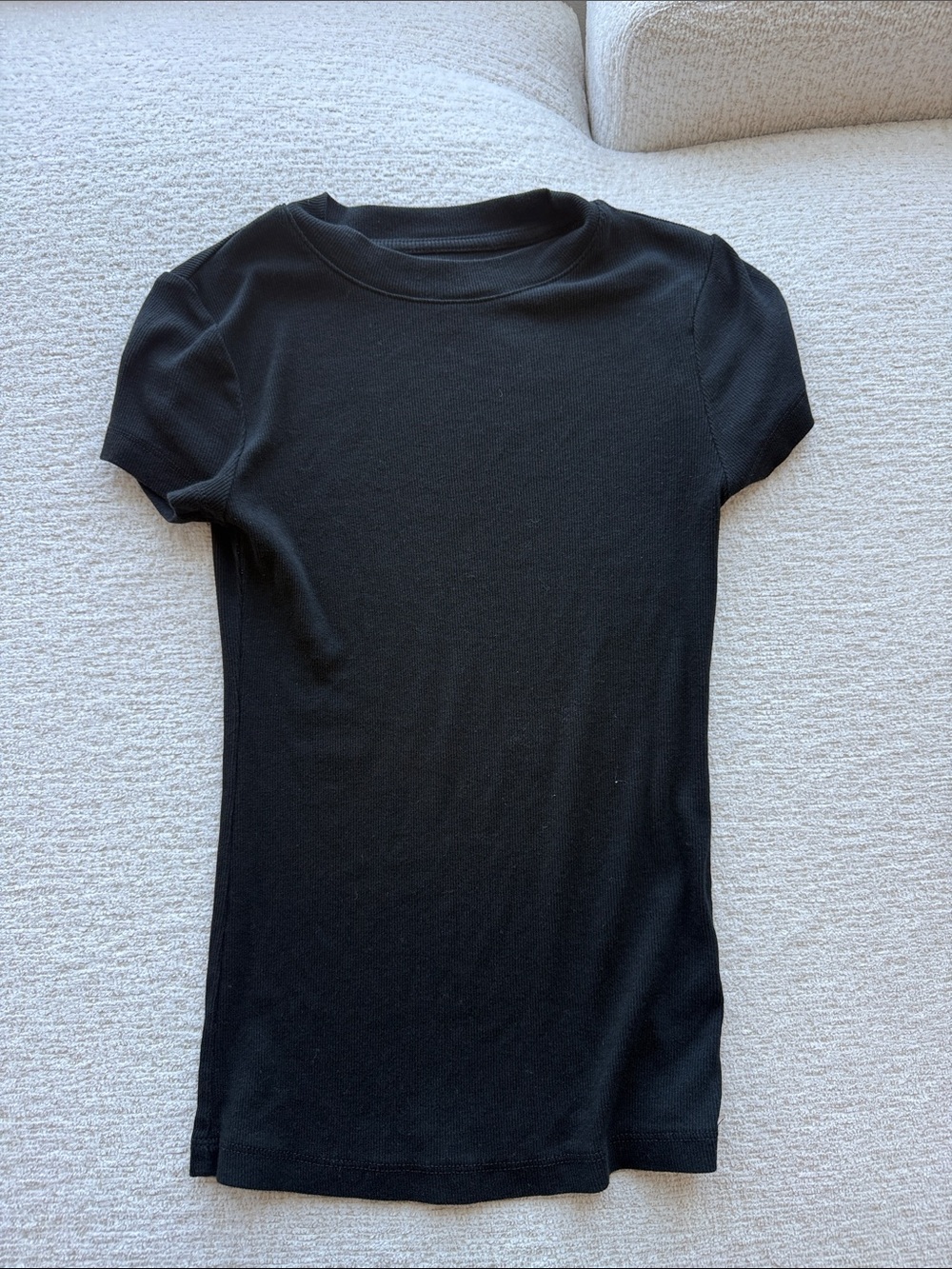 a new day Black Short-Sleeve Crewneck Tee
